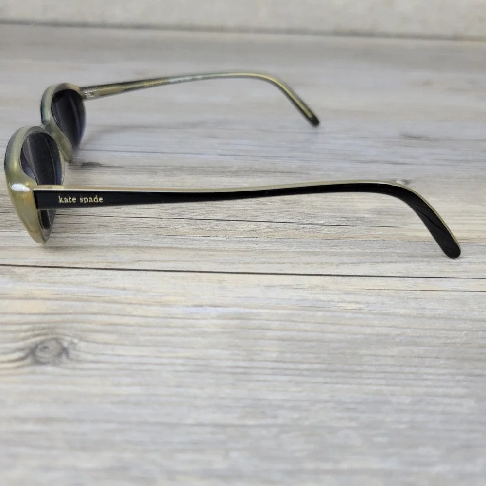 Kate Spade Sunglasses N9U Bianca Olive Green Oval Womens 130mm Frames Only